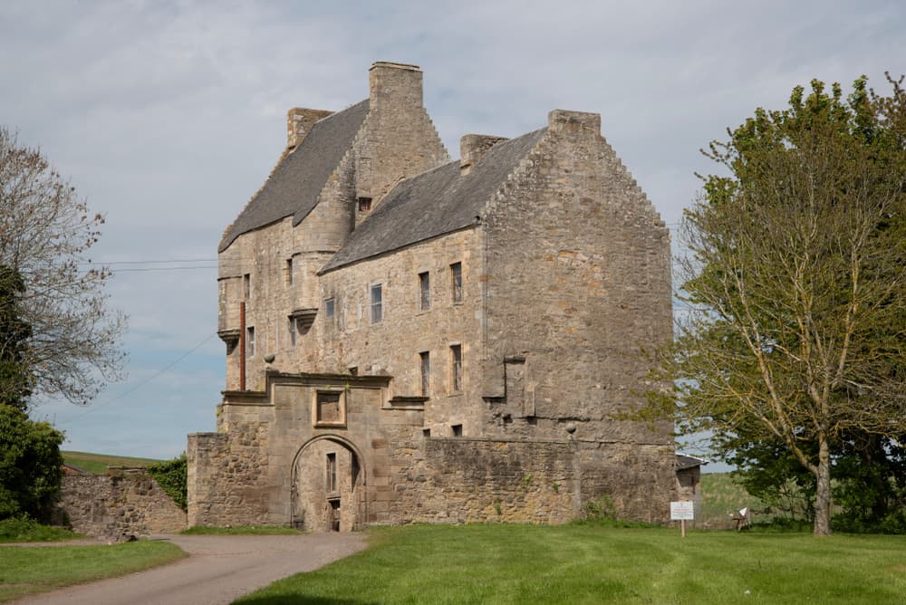 Castle Fraser, a Scottish tower house in Aberdeenshire associated with the Fraser clan