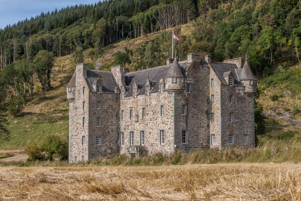 Castle Menzies, a Scottish tower house near Aberfeldy in Perthshire